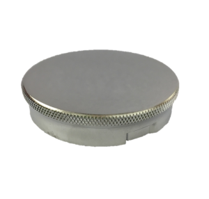 Flat top , Non-vented, Chrome plated Filler cap - 02300000CAB